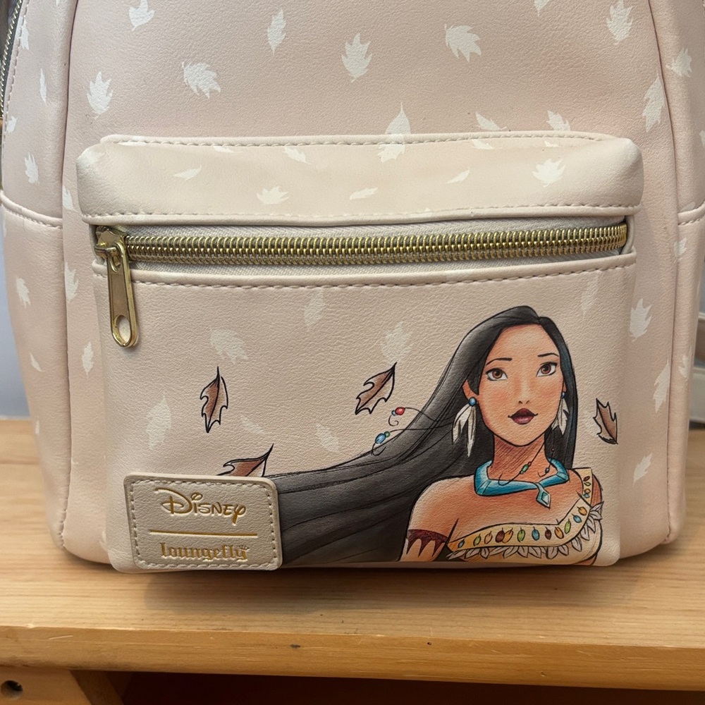 Disney Loungefly Pocahontas Cream Backpack